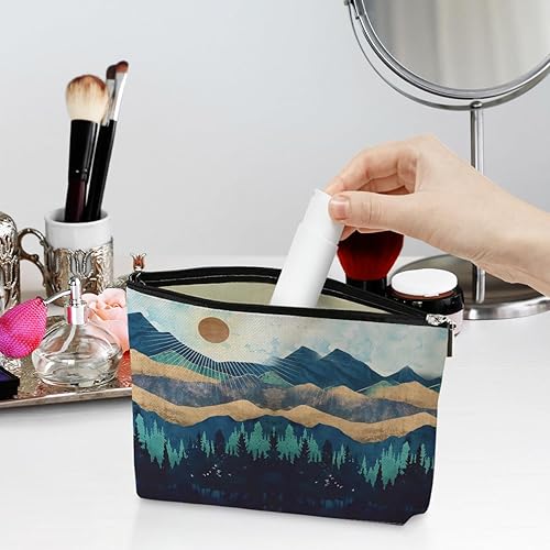 Miniatura 7 de jeilink Bolsa de maquillaje de regalo hippie divertida, decoración hippie, bolsa de aseo retro para mujeres, mejores amigas, abuela, mamá, hermana,