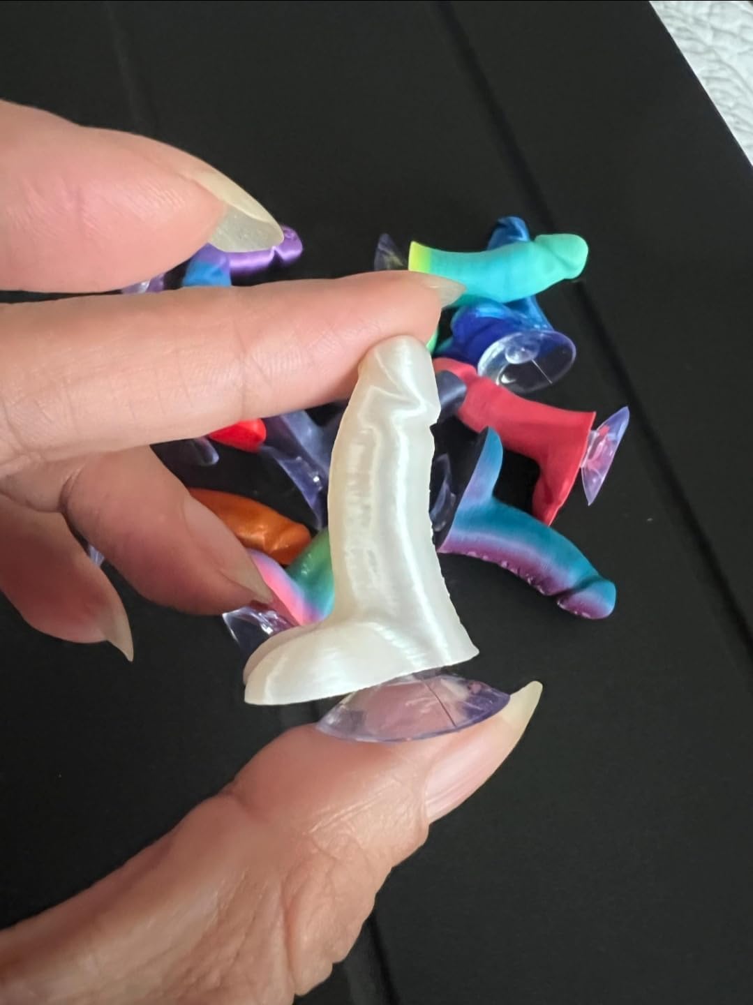 Nice Parking Engraved Mini Pranks with Suction Cups - Gag Prank Gift Car Accessory for Bad Parking - Random Colors (50 Pack)