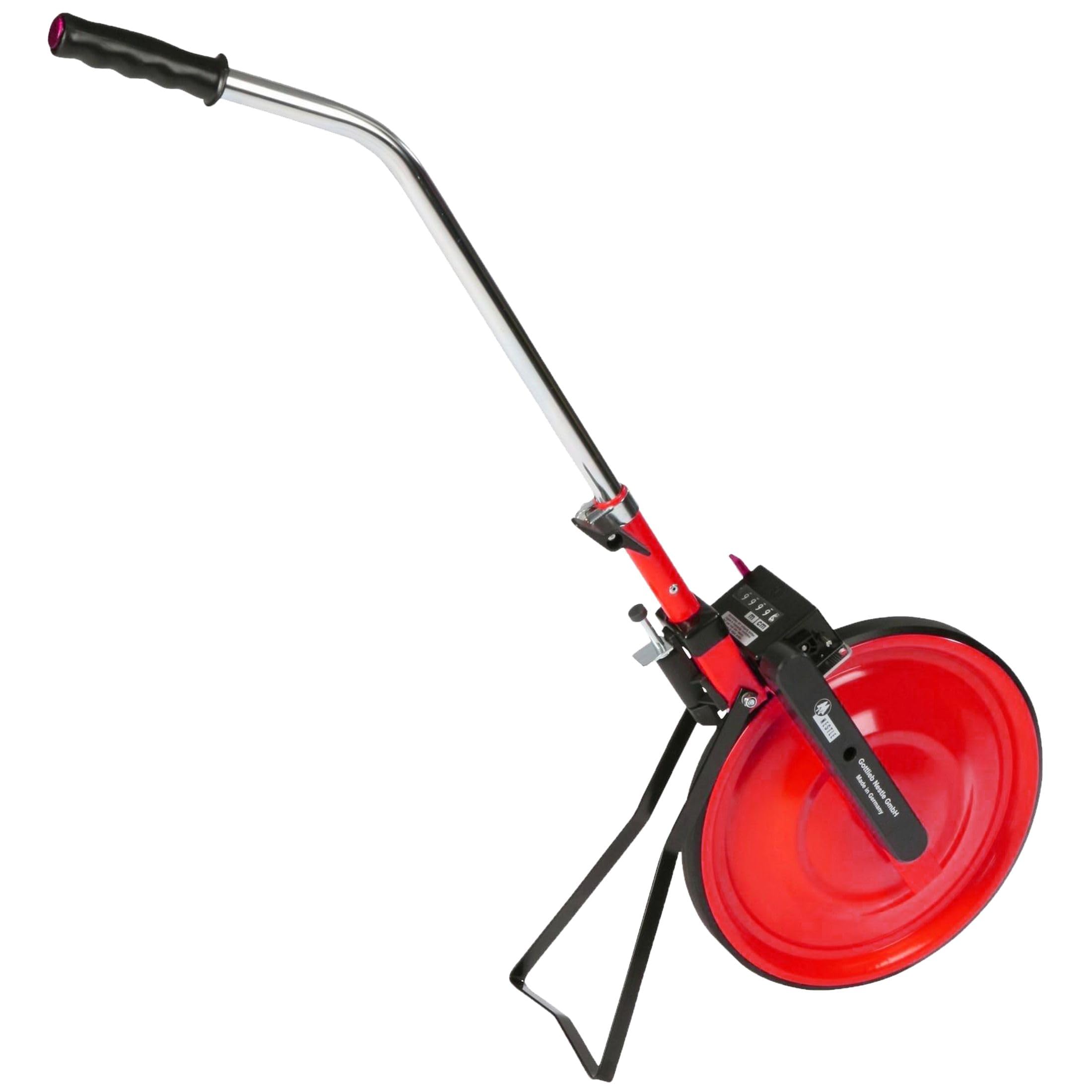 PROFI MESSRAD EICHFÄHIG MIT CM ABLESUNG VOLLRAD Rolltacho Laufrad Baumessrad Vermessungsrad Meßrad Baustellenmessrad Rollrad Nestle Rolltachos Straßenmessrad Rolltachos Laufmessrad für Vermessung