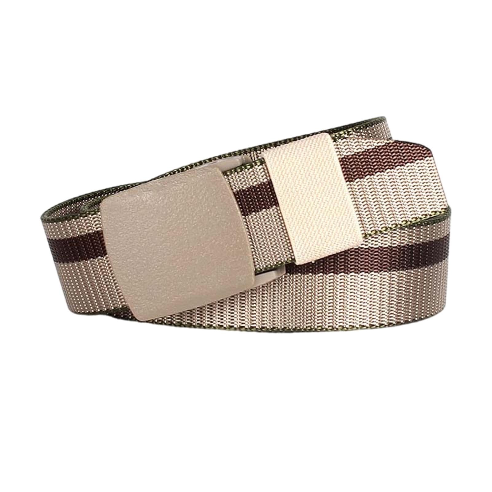 Cintura Senza Fori Per Uomo, Cintura Con Fibbia In Nylon - Foto 5