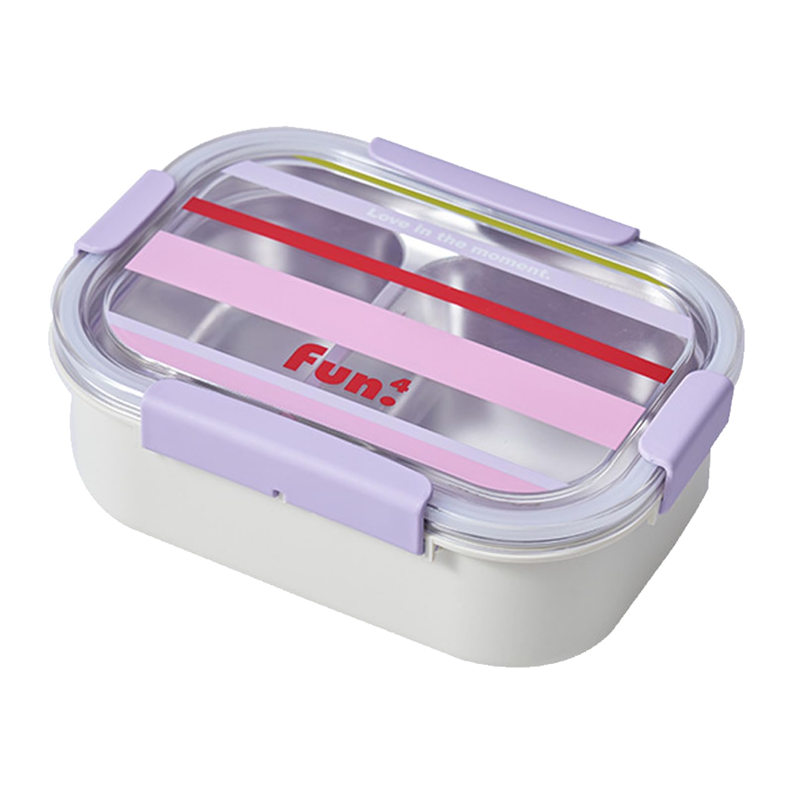 APGLSXY Premium Barbecue Steel Compartmentalized Lunchsack Leak Proof Container for Adults Kids Dishwasher Safe Meal Container