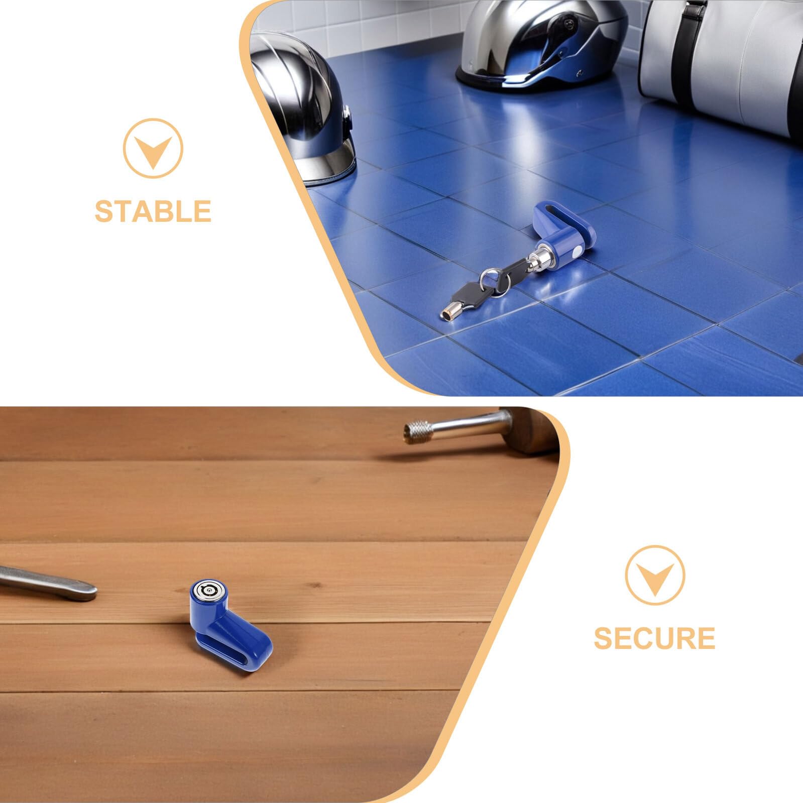 Antivol de Disque pour Vélo et Trottinette Électrique, Lot de 5