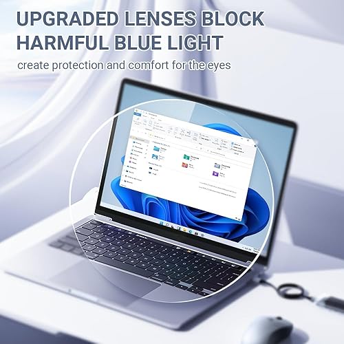 Miniatura 10 de TERAISE 4 pares de anteojos de lectura redondos de moda estilo ojo de gato, peso súper ligero