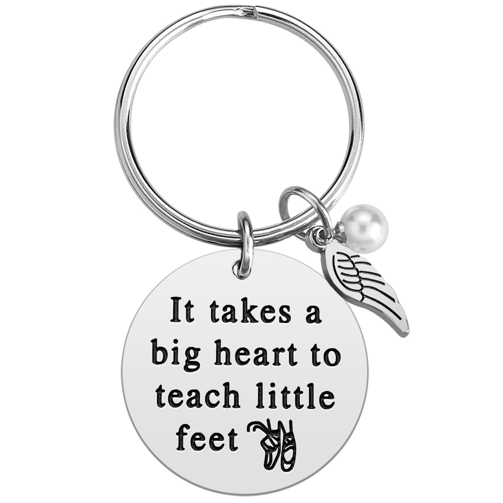 Lcbulu Dance Teacher Appreciation Gifts - Dancer Gifts for Women Ballet Shoe Keychain for Dance Teachers