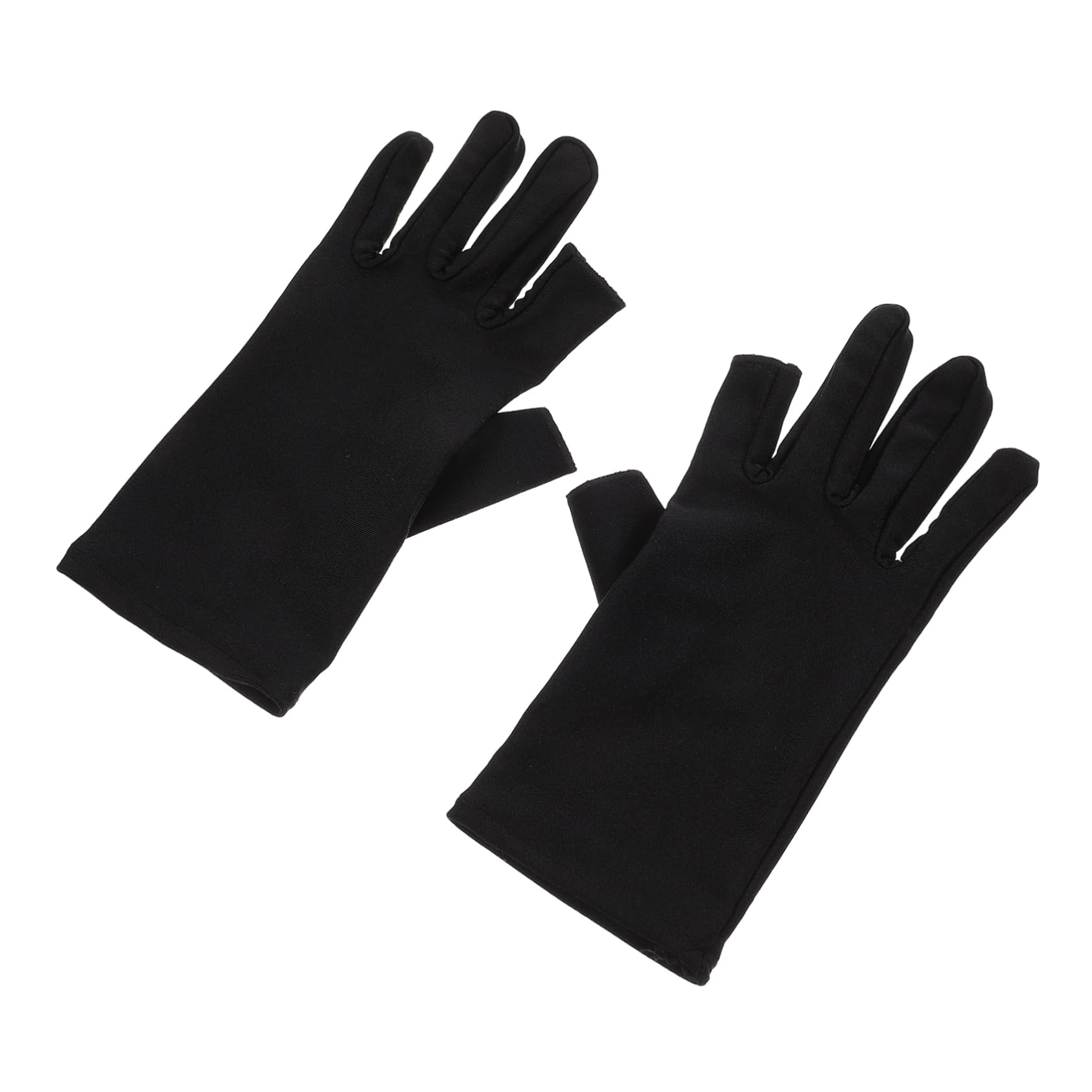 Ipetboom 1 Pair Ladies Sun Protection Gloves Golf Glove Fingerless Driving Gloves Womens Mittens Manicure Mitts Uv Hand Gloves Nail Gel Riding Gloves Miss Protector Short Cloth