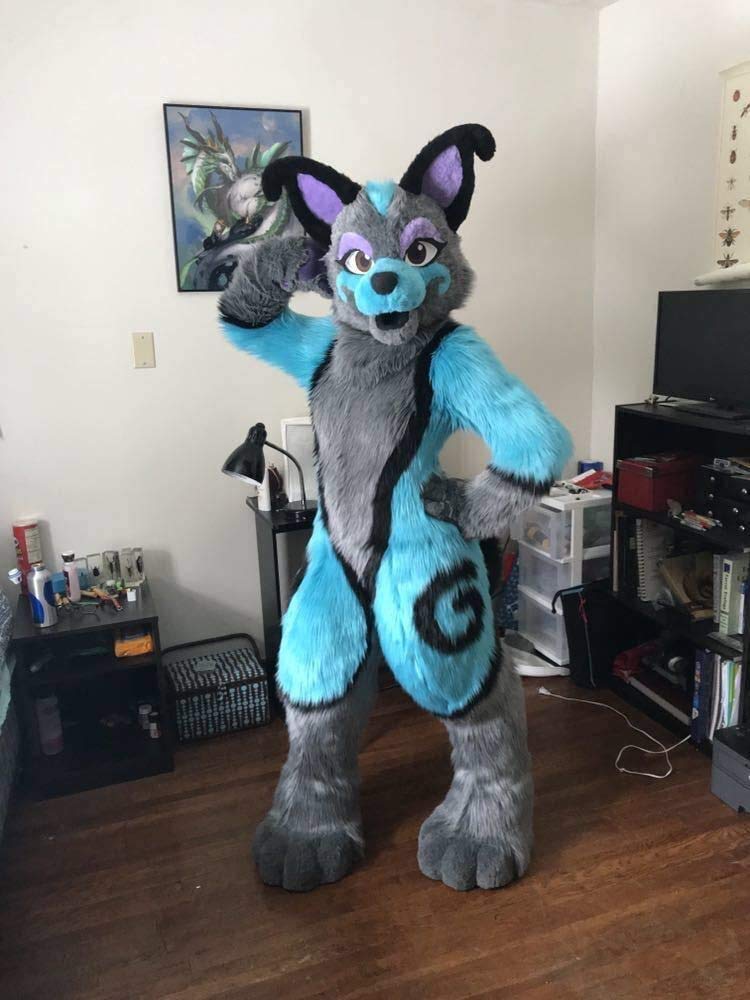(最終値下げ)着ぐるみ 　ケモノ ファースーツ　 コスプレ Amazon | [TONGNIAN] 一体型 ケモノ 着ぐるみ fursuit
