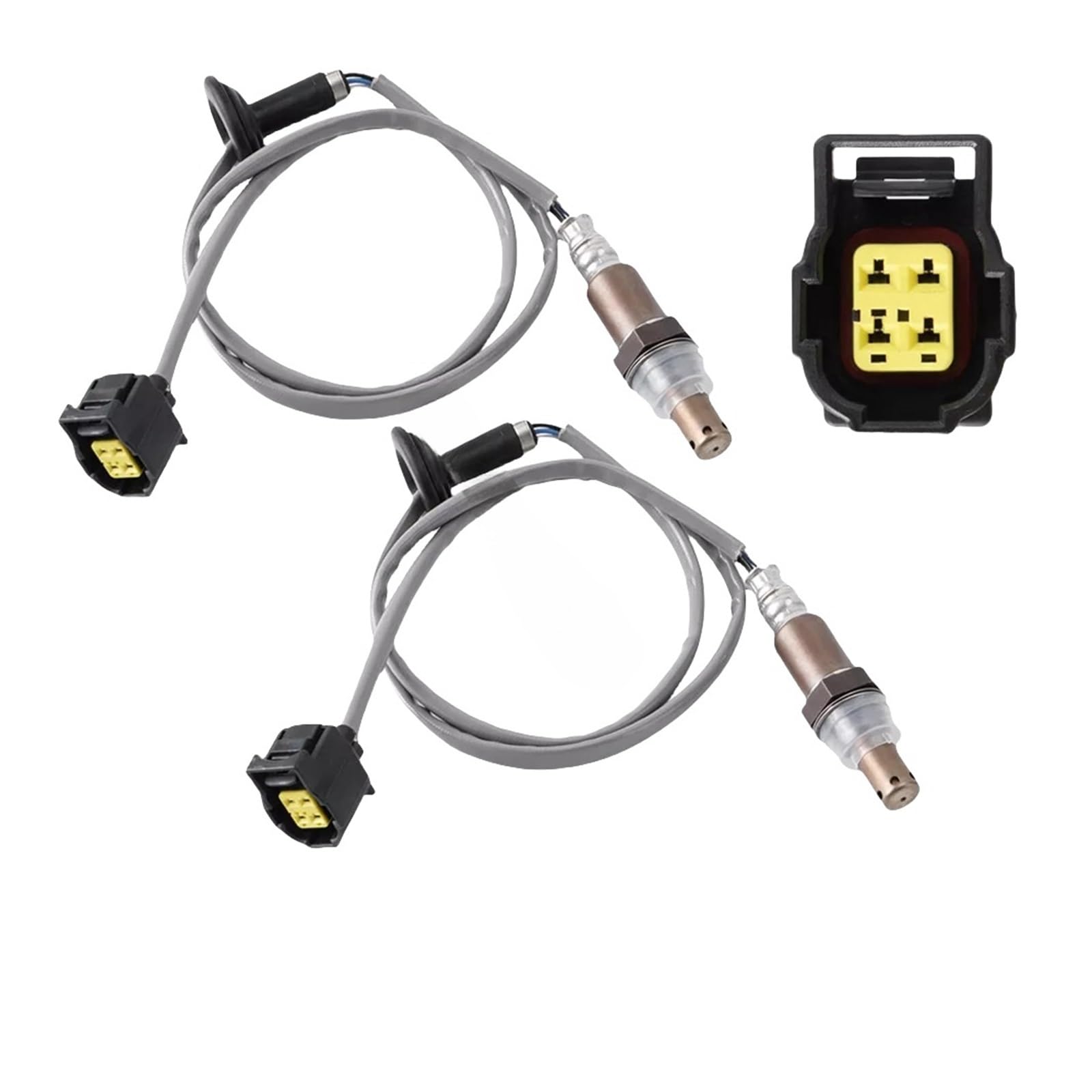 2pcs Upstream Downstream Oxygen O2 Sensor 1 2 Compatible For Mitsubishi Outlander 2.4L L4 4 Wires Lambda Front Rear 1588A144 2008 2009 2010