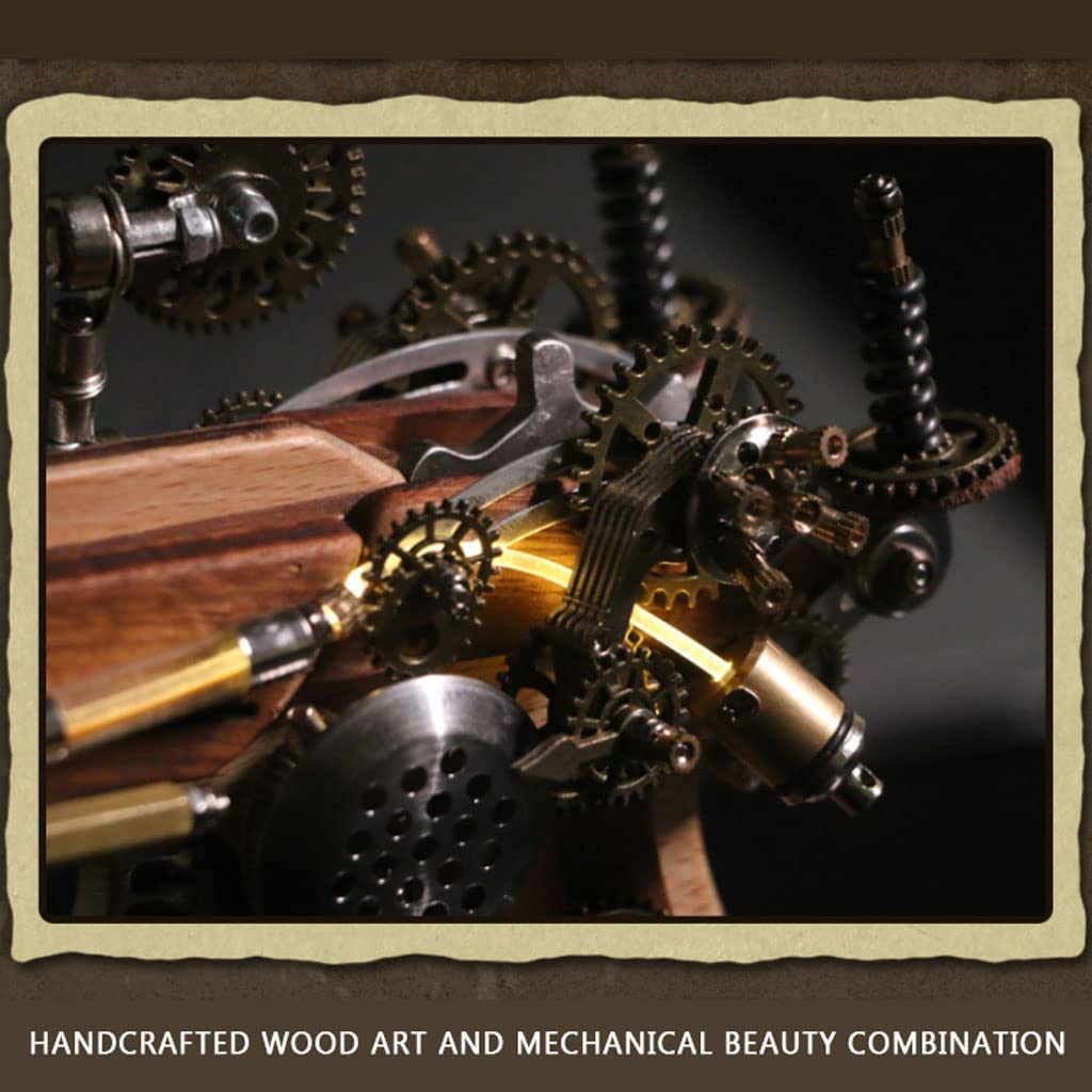 Puzzle 3D per adulti, puzzle 3D in metallo, puzzle 3D creativo in stile steampunk per artigianato, decorazione scrivania, festival