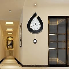 Decorative Wall Clock for Living Room Decor, SHUNZY Large Modern Wall Clocks with Pendulum Battery photo Decorative Wall Clock for Living Room Decor, SHUNZY Large Modern Wall Clocks with Pendulum Battery