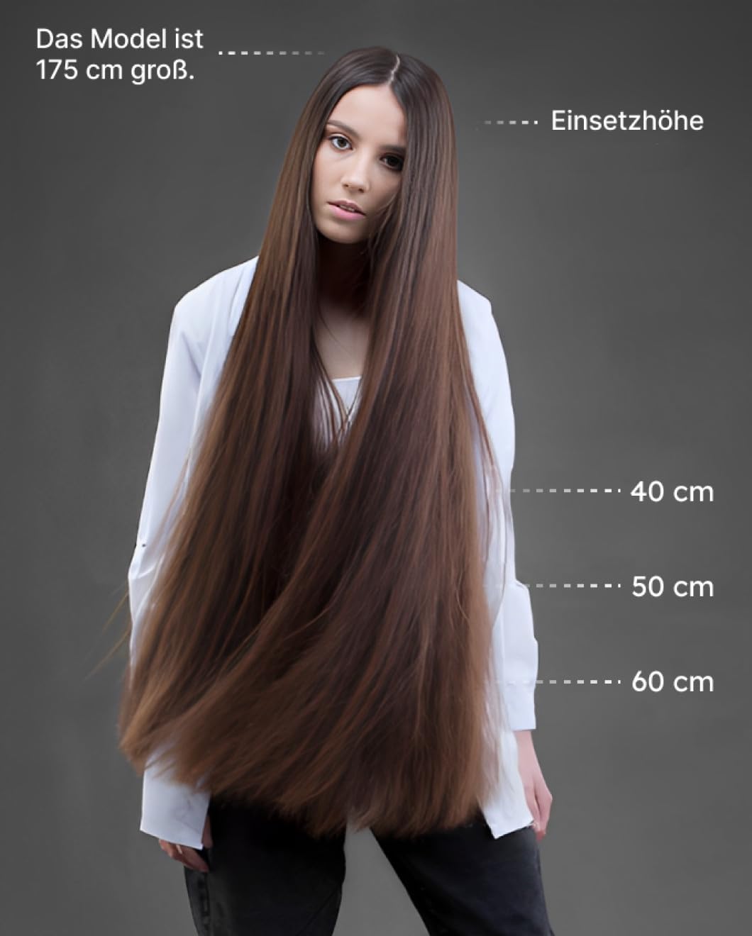 GLOBAL EXTEND® Clip-in-Extensions classic I Einfache Anwendung I Flexible Verwendung I Schonende Methode I Hohe Anpassungsfähigkeit (40 cm, haselnussbraun)