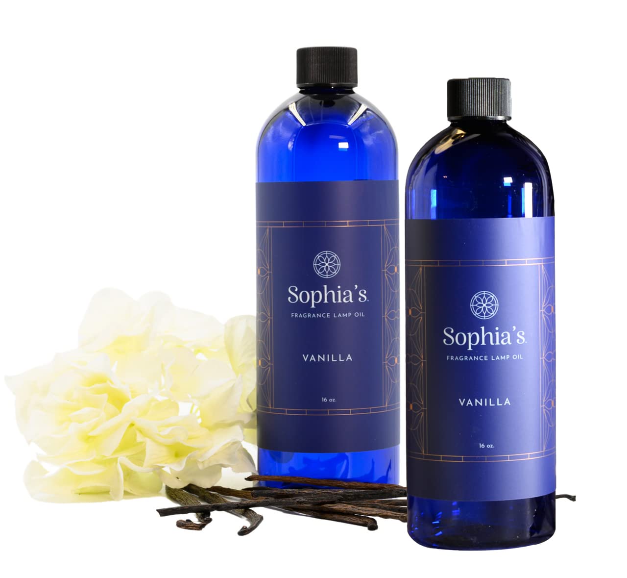 Sophia's Vanilla Fragrance Lamp Oil Refills 2-Pack, Effusion Lamp Fragrance Oil for Redolere Lamps, Scented Lamp Oil for Fragrance Lamps, 16 Fluid