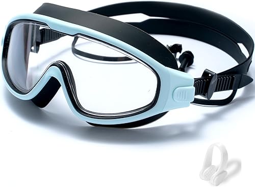 Miniatura 1 de Swim Goggle Kids,Leak-Proof,Anti-Fog Pool Glasses,Wide View Swimming Goggles for 3-14,With Ear Plugs and Nose Clip