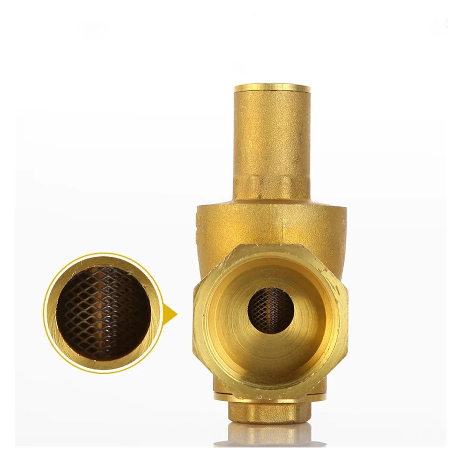 Elektromagnetyczny 1/2“ 3/4” 1“ 2” Mosiężny zawór regulujący ciśnienie DN15 DN20 DN25 Regulowany regulator nadmiarowy z manometrem Zawór(1-1/2")