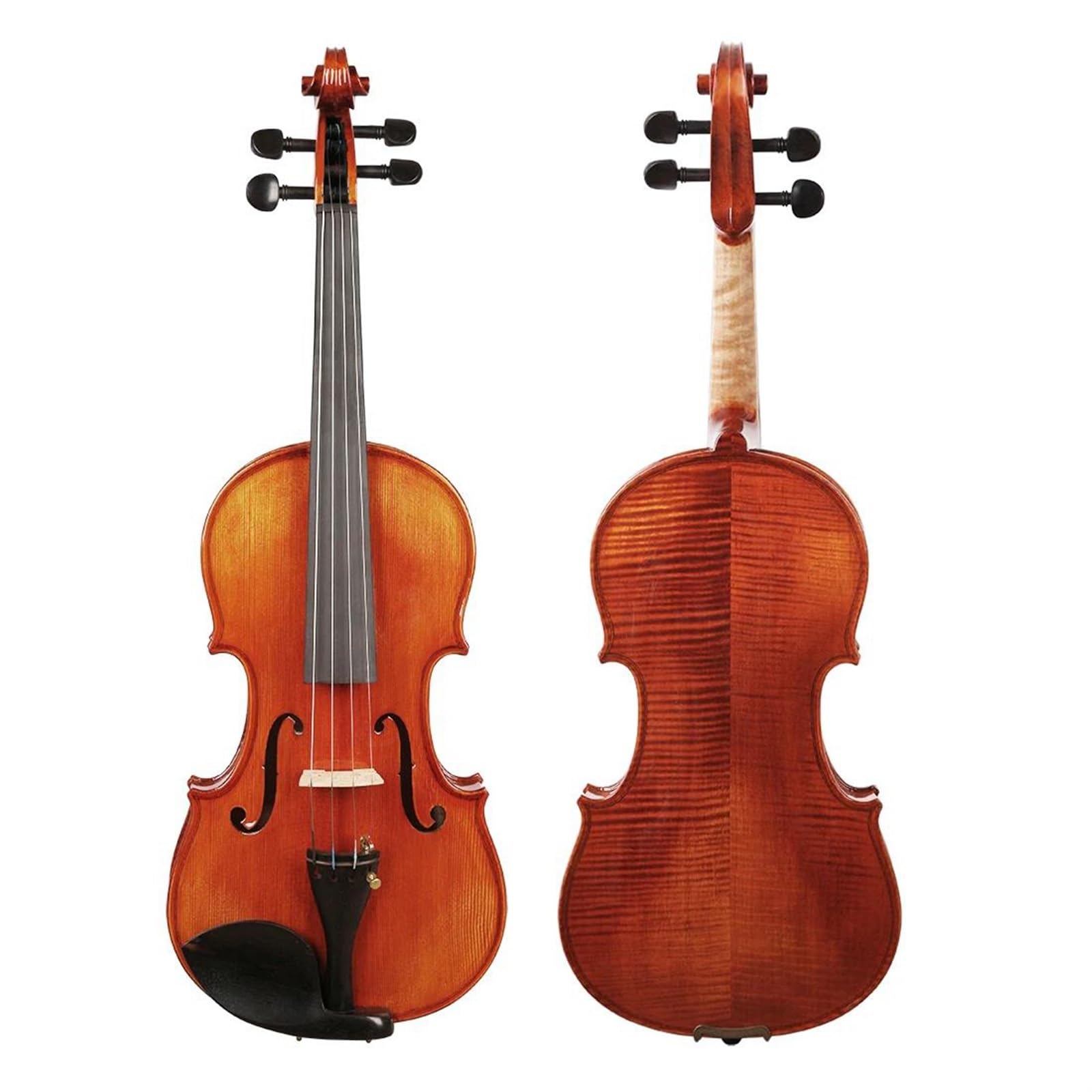 Violino Professionale Fatto A Mano 4/4 In Acero Tigre Per Principianti Adulti Con Parti(Violin)