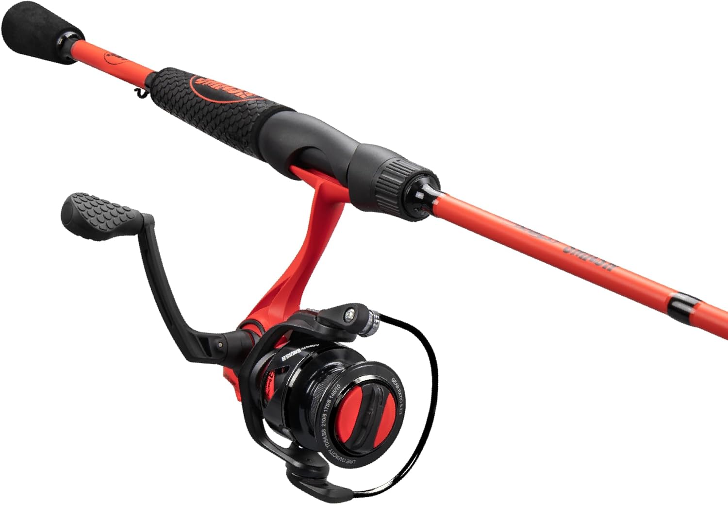 Lew's MACH Smash Spinning Reel and Fishing Rod Combo, IM6 Graphite Blank Fishing Rod, Right or Left-Hand Retrieve, Split Grip Winn Dri-Tac Handle and EVA Base