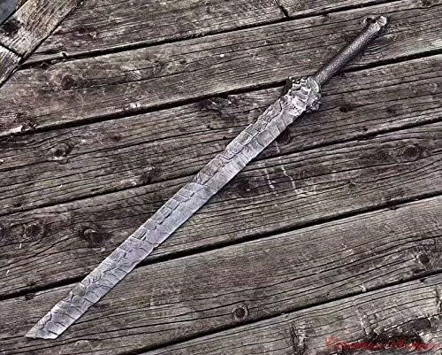 Seven Swordsmen Qinggan Sword Steel Blade Battle Ready Cosplay Anime Sword #1794