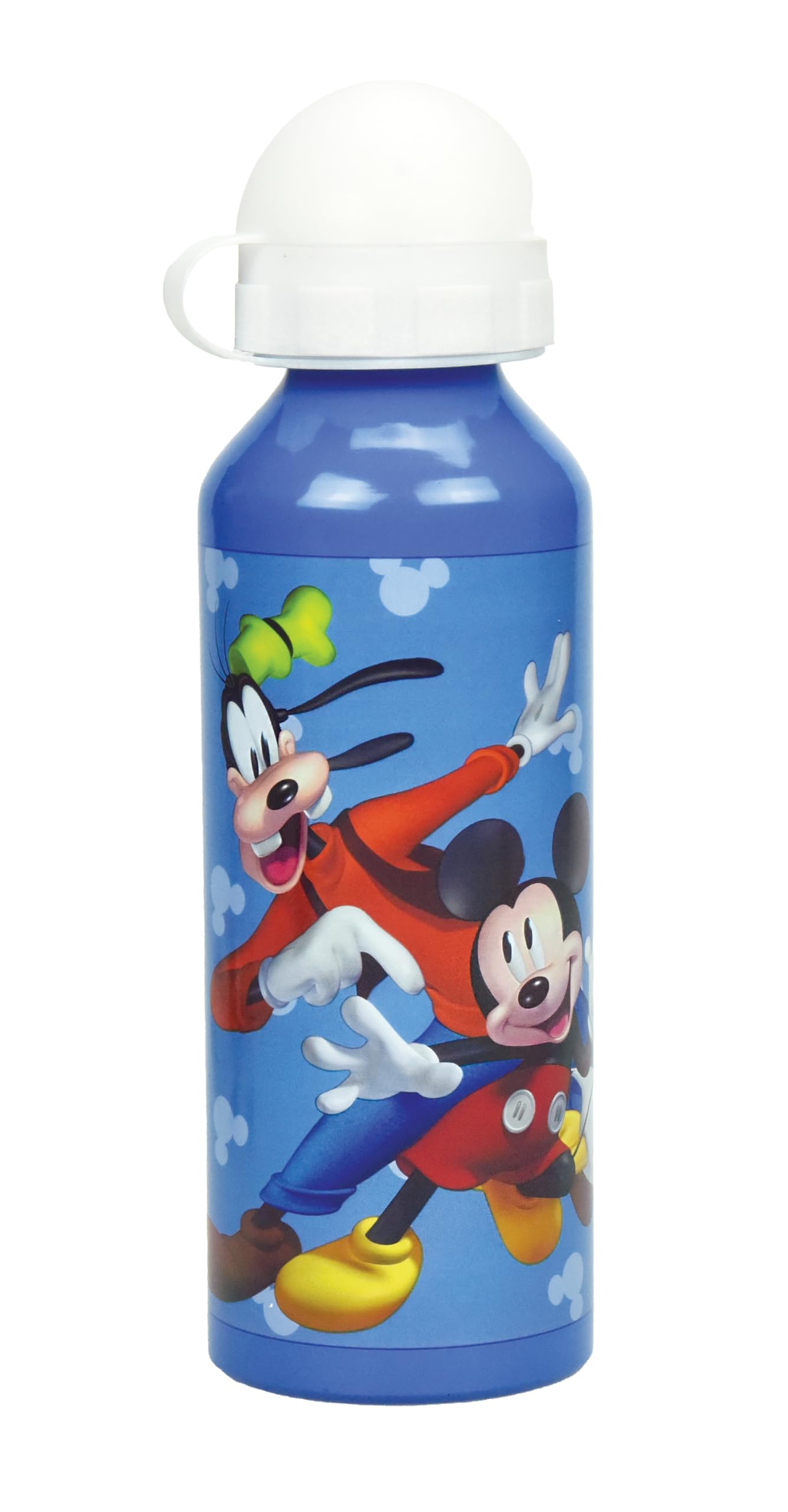 OM SUPPLIES Mickey Characters Aluminium Sports Bottle 520ml, Holiday - Image 2