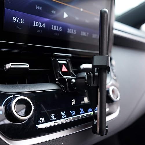 Miniatura 3 de Beerte - Soporte de teléfono para automóvil compatible con Toyota Corolla 2020-2024, Corolla Cross 2022-2024, ventilación de aire ajustable de 360 ,
