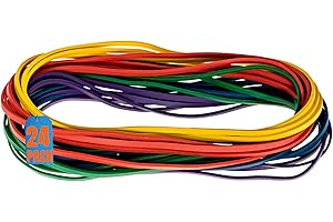 1InTheOffice Large Big Rubber Bands, 24/Pack: Your Binding Solution for Everyday Needs