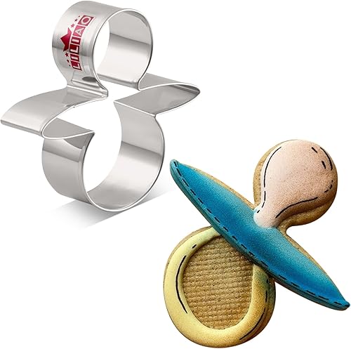 LILIAO Cortador de galletas para baby shower, 3.3 pulgadas, cortador de sándwich de pan de galletas, acero inoxidable