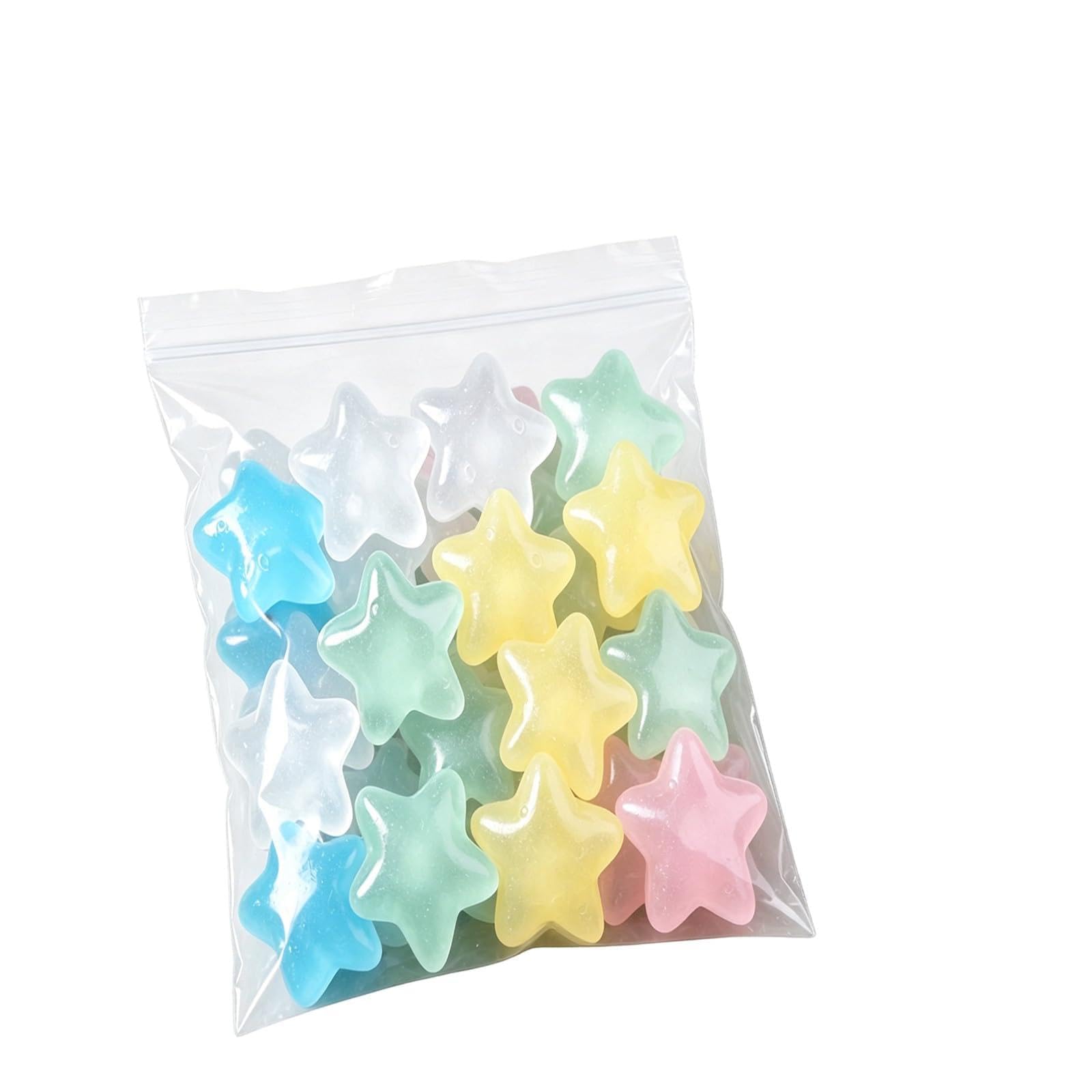 Limtula 100Pcs / Pack Waterproof Resin Stone Colorful Pebbles Decoration Ideal for Yard and Vase Embellishment Backyard Decoration