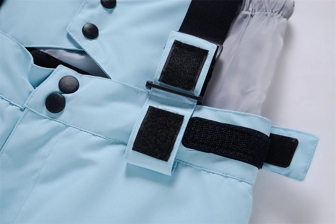Suwequest Pantaloni da sci alpino, da uomo e da donna, invernali, per sport all'aria aperta, caldi e antivento