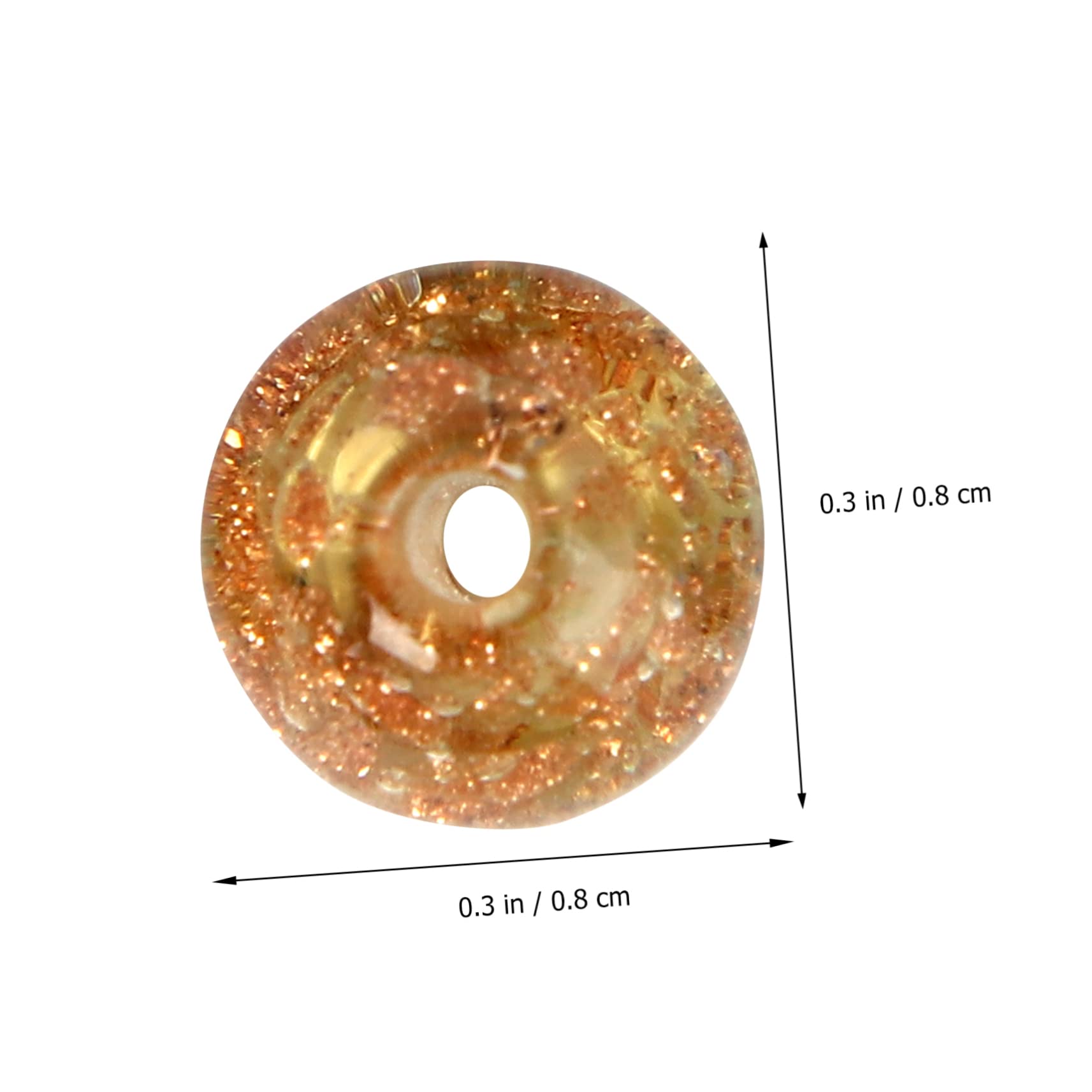 NUOBESTY 140piezas Cuentas De Vidrio Para Hacer Joyas Accesorios Decorativos y Pulseras