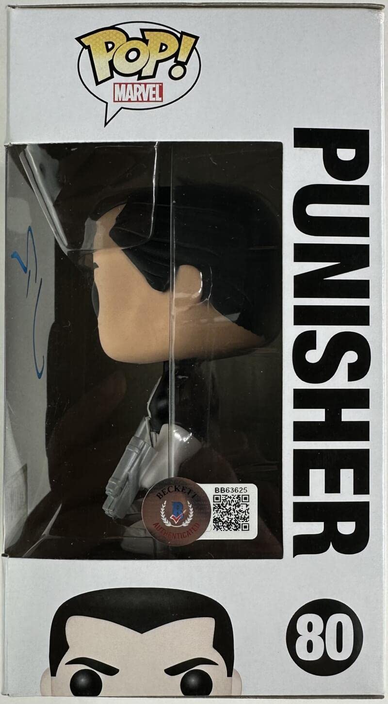 JON BERNTHAL SIGNED THE PUNISHER FUNKO POP VINYL 80 WALGREENS