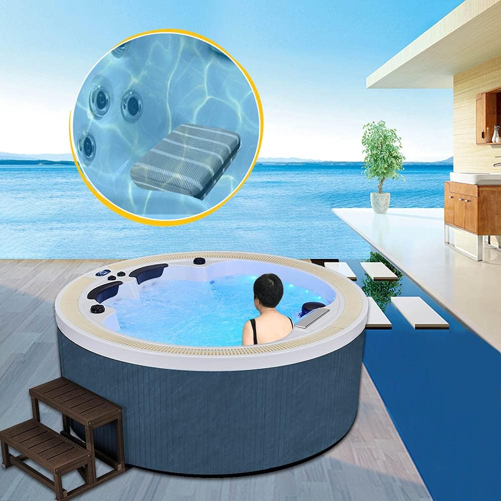 KAVIL Hot Tub Booster Seat Pillow for Inflatable Hot Tub Pillows Spa for Outdoor Hot Tub Cushion Accessories Blow Up Hot Tub Bathtub Weighted Pad : Patio, Lawn & Garden