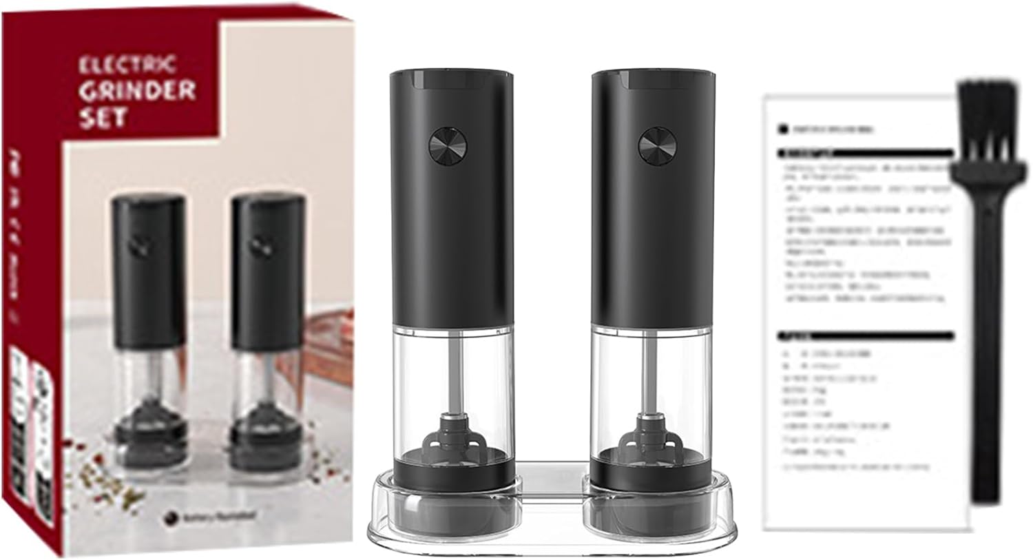 Electric Grinder Easy To Use Sea Salts And Black Peppers Mill For Cooking Enthusiasts Spices Grinder Cooking Utensils