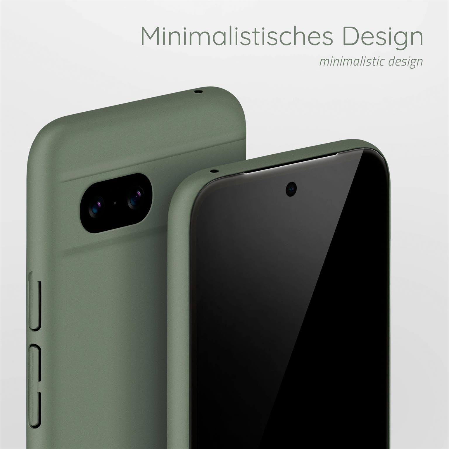 Moex 3in1 Schutz-Set Für Google Pixel 8 – Inkl. Dünne Hülle + 2x Panzerglas – Stoßfester 360° Rundumschutz