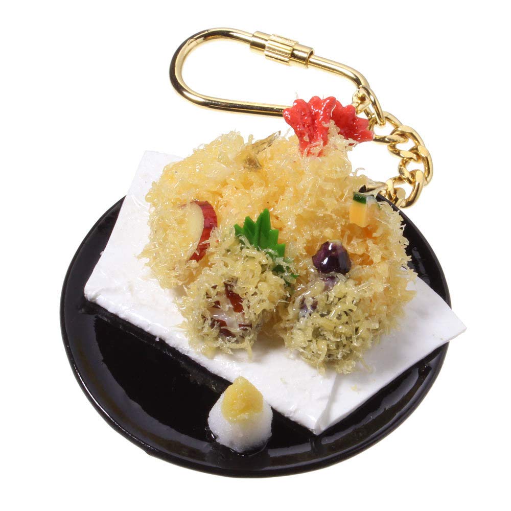 ！きぃ7346！食品サンプル　キーホルダー　天ぷら盛り合わせ Amazon.co.jp: 食品サンプル屋さんのキーホルダー（天ぷら