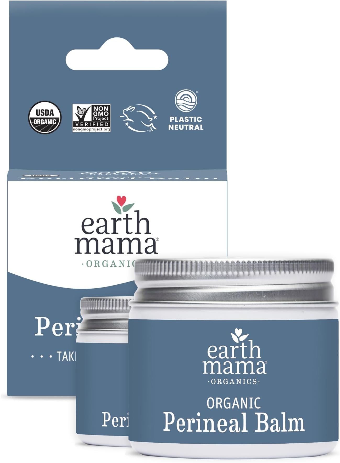 Earth Mama Herbal Perineal Family (Balm, 2-Fluid Ounce (2-Pack))