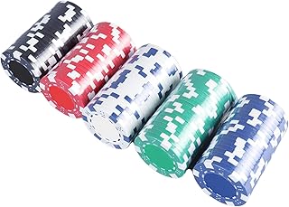 Poker-Tokenspiel, Texas Hold'em, professionelle Spiel-Token, Aluminium-Transportbox, gewichtete Token, Organizer für klassische Pokerzubehör