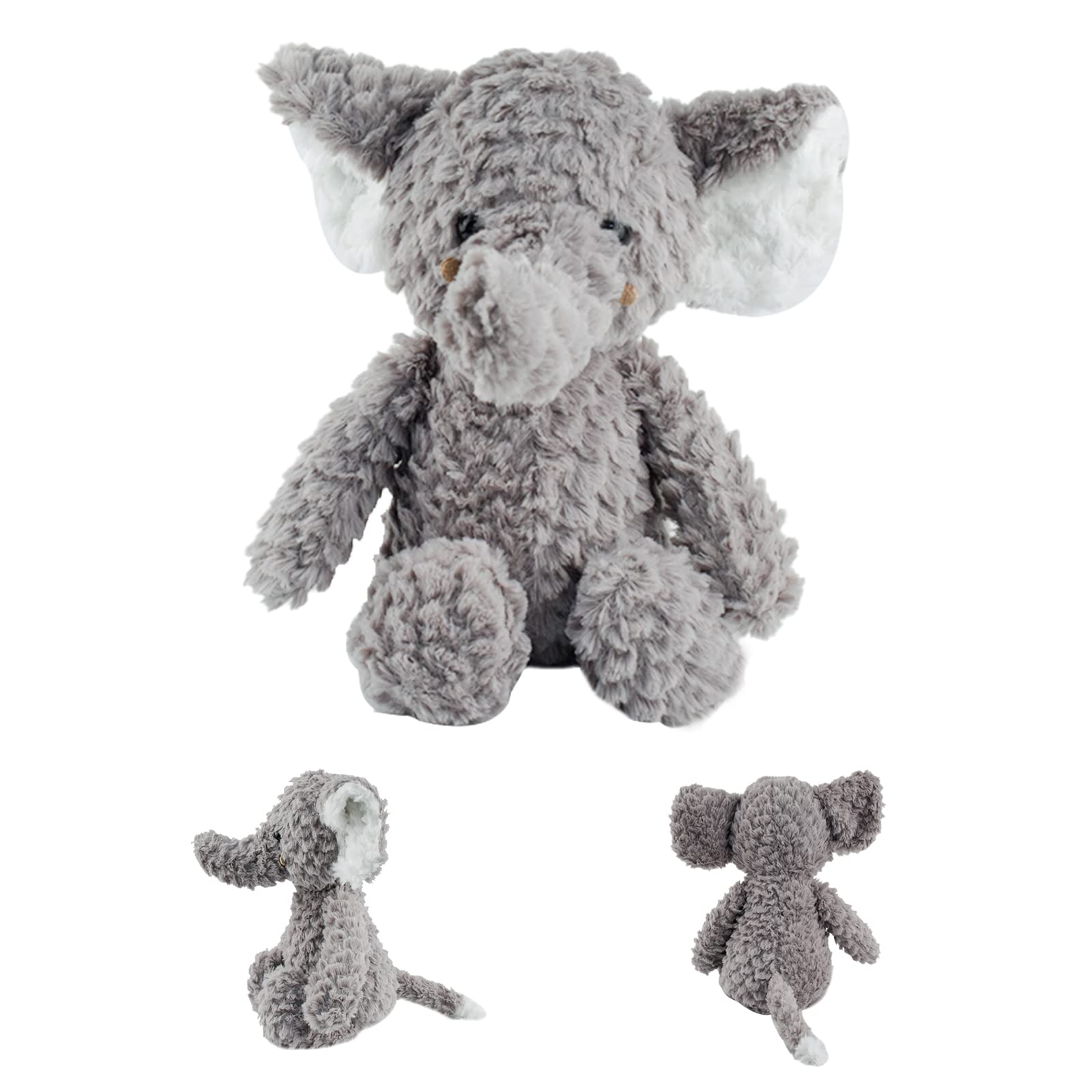 Tizund Plush Elephant Plush Toy,Super Soft Animal Stuffed Plush Toy,Lovely Lil Grey Elephant Cuddly Stuffed Plush Toys For For New Born Child GIrls and Boys Birthday Gift