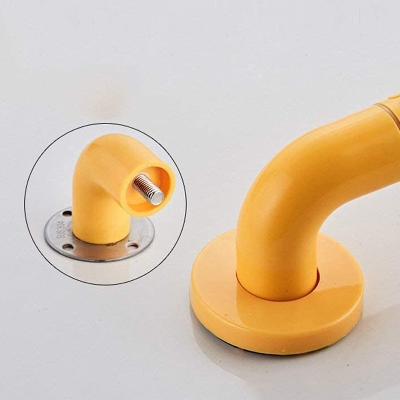 Barra de Apoyo para baño, Acero Inoxidable, Nailon Fluorescente, Antideslizante, sin barreras, Montaje en Pared, para Personas discapacitadas o lesionadas, Ayuda de Seguridad, barr