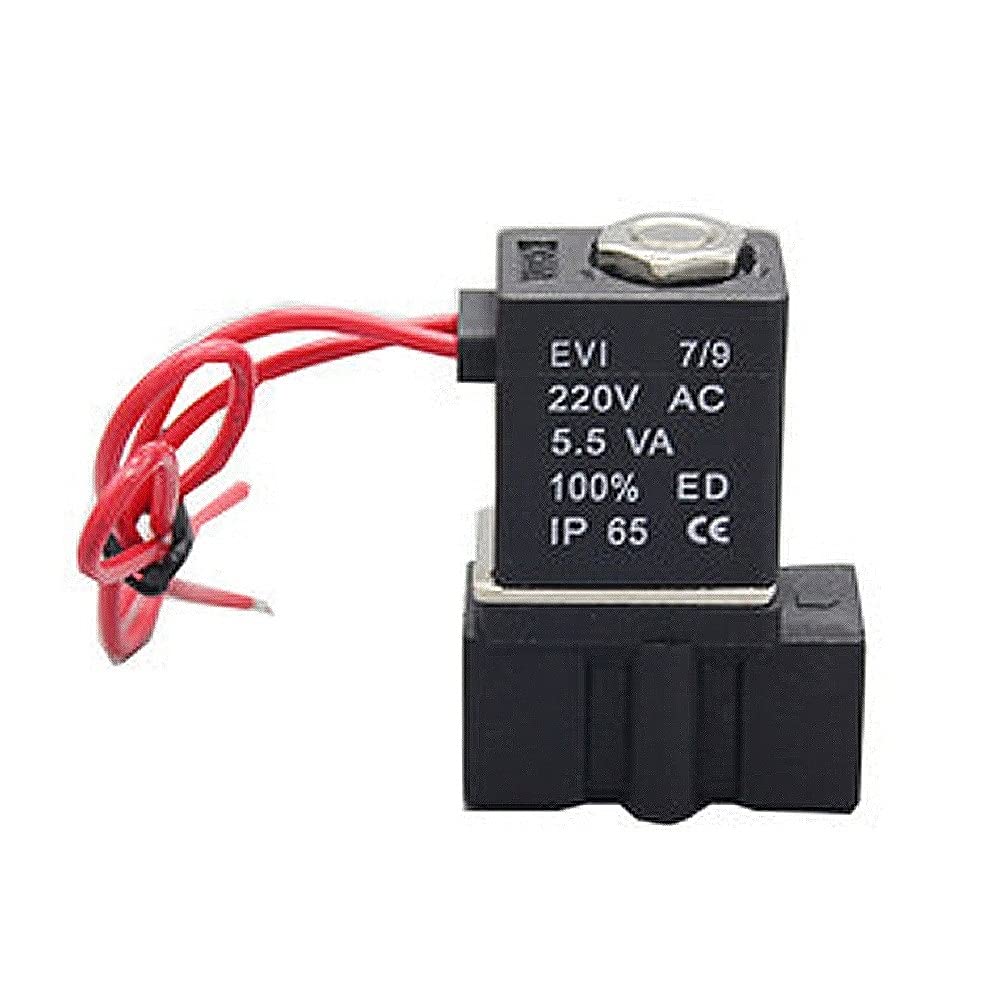 Électrovanne électrique AC220V 1/4 pouce type LED 2P025-08 N/C pour circuit pneumatique