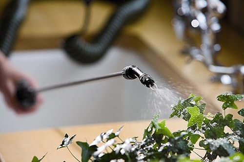 Miniatura 2 de Water Right Mini manguera de bobina de 50 pies x 14 pulgadas con varita - verde bosque