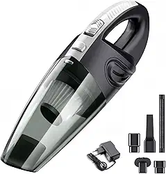 Aspirador De Mão Sem Fio Portátil Sem Fio Leve 4500Pa Carregamento Rápido, Lavável Grande Capacidade De Sofás, Fendas De Janelas, Teclados, Carros Facilmentefacilmente,7.4V