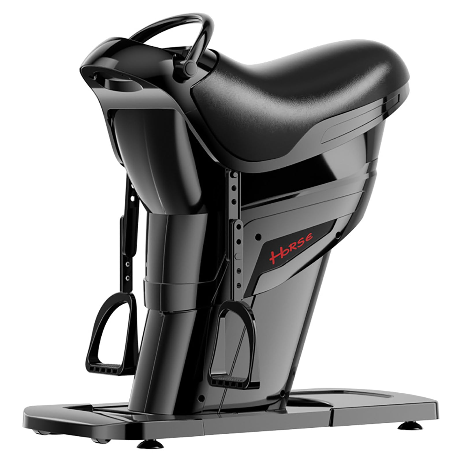 QINPI 20 Speed Electric Horse Riding Simulator, Capacity 330lbs, Improve Balance & Burn Fat Quickly, with Bluetooth Function, for Men and Women Home Gym Exercise, Horse Riding Fitness Machine