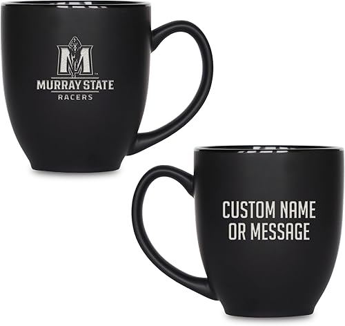 Miniatura 303 de Rico Industries NCAA Primary - Taza personalizada de 15 onzas, color negro mate, para bebidas calientes o frías Nebraska Cornhuskers