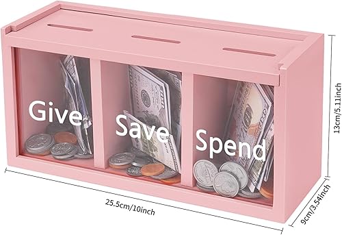 Miniatura 2 de Hucha para niños, hucha de ahorro de dinero para niños, caja de ahorro de dinero para niños y niñas, caja segura para ahorrar dinero, enseña a los