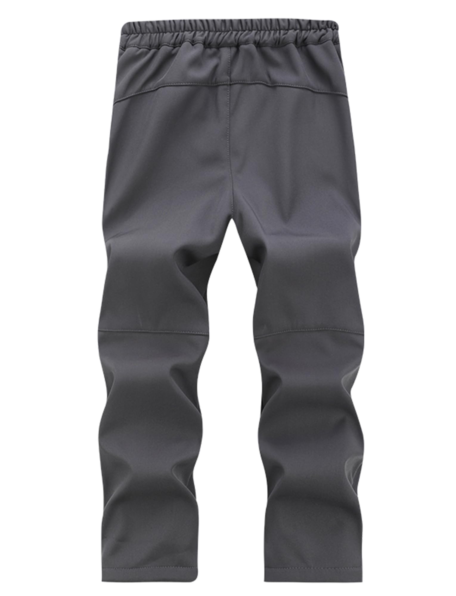 Maeau Garçon Fille Pantalon Doublé Polaire Imperméable Pantalons Softshell Chaud pour Enfant 4-14 Ans Vêtements Thermique de Randonnée Ado Pantalones Hiver Outdoor de Ski