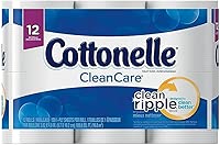 Cottonelle 12456PK Ultra Soft Bath Tissue, 1-Ply, 165 Sheets/Roll, 12/Pack