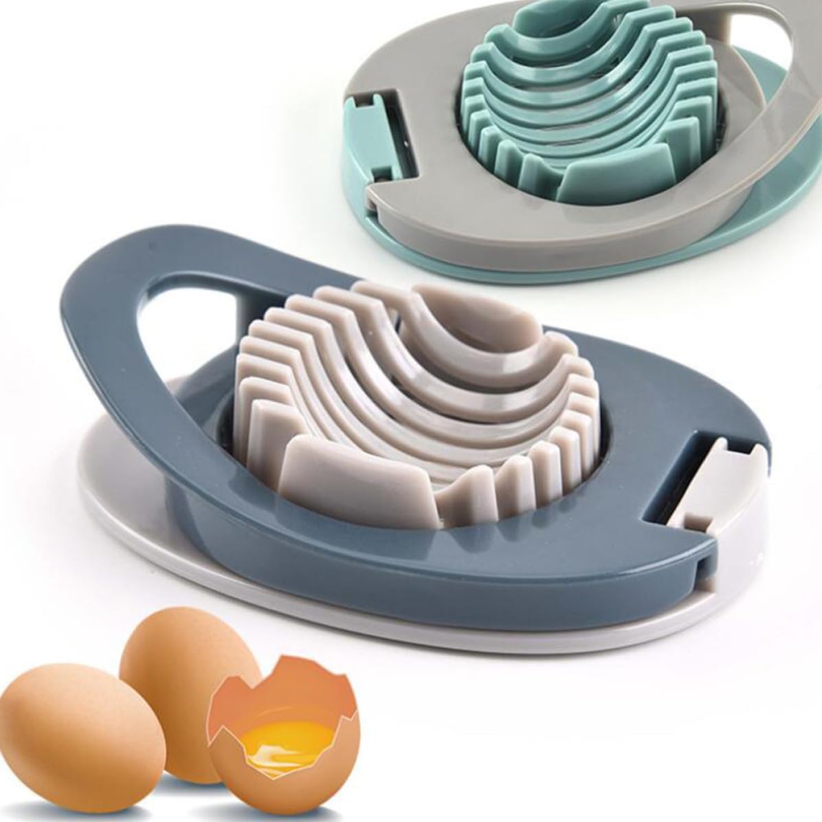 Egg Cutter and Separator Multi-function Made of Sturdy Pp and Stainless Steel 2pcs Kitchen Tool Practical and Simple Design for Efficient Egg Cutting in Home Kitchen or Restaurant