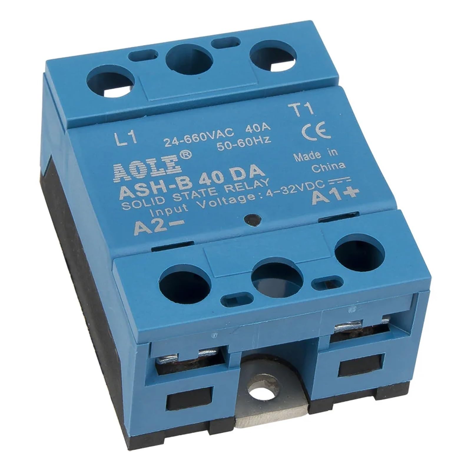 VDOQTLJT ASH-B-40DA Single Phase DC to AC 40A 660V Solid State Relay 40DA SSR