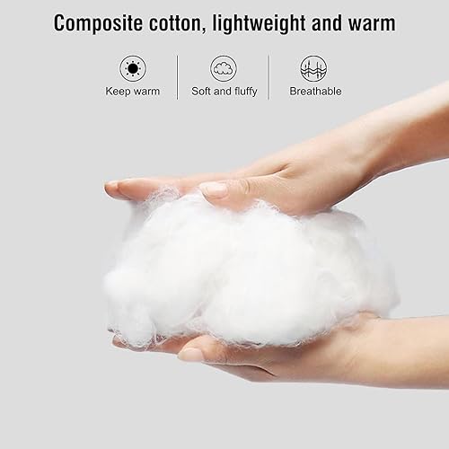 Miniatura 4 de OMOTIYA Chaqueta de seguridad con capucha de alta visibilidad para hombre con parte inferior azul marino en clima frío, Amarillo