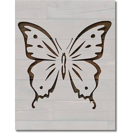 Reusable Butterfly Stencil Template