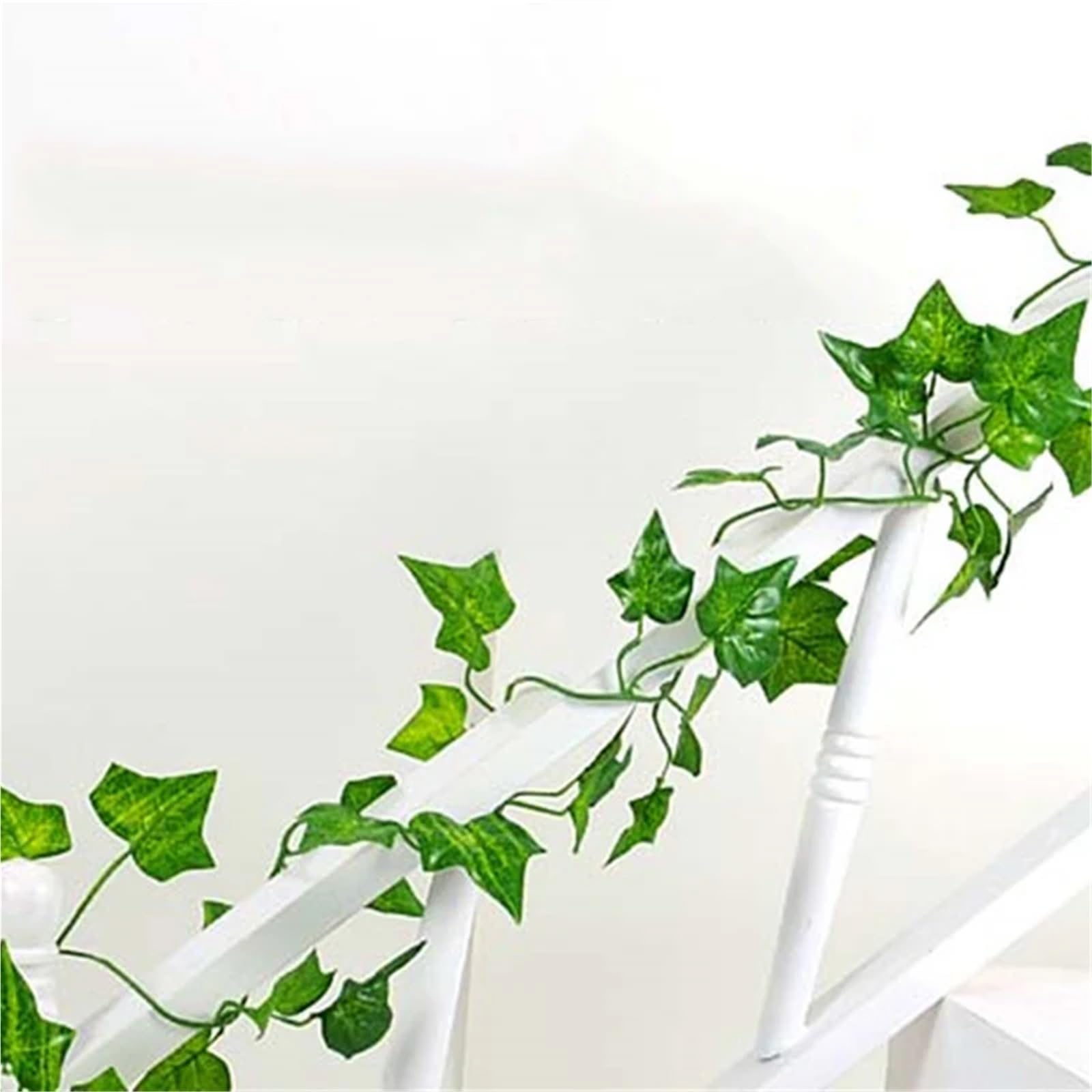Enredadera Artificial de Hiedra 6/12 Piezas de Plantas Colgantes Artificiales de Hiedra Falsa, Guirnalda de Hojas Verdes for Valla de jardín, decoración Exterior para Cocina, Patio(12pcs Ivy)