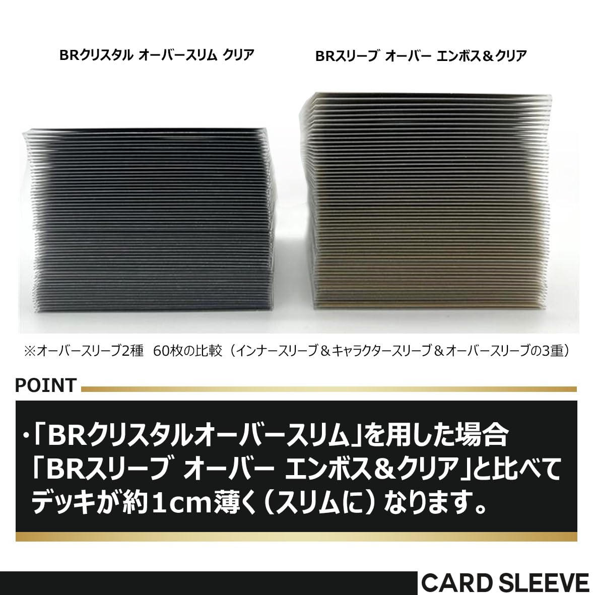 Amazon.co.jp: 【3個セット】BRクリスタルオーバースリム クリア R